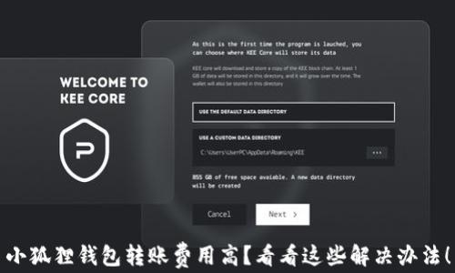 
小狐狸钱包转账费用高？看看这些解决办法！